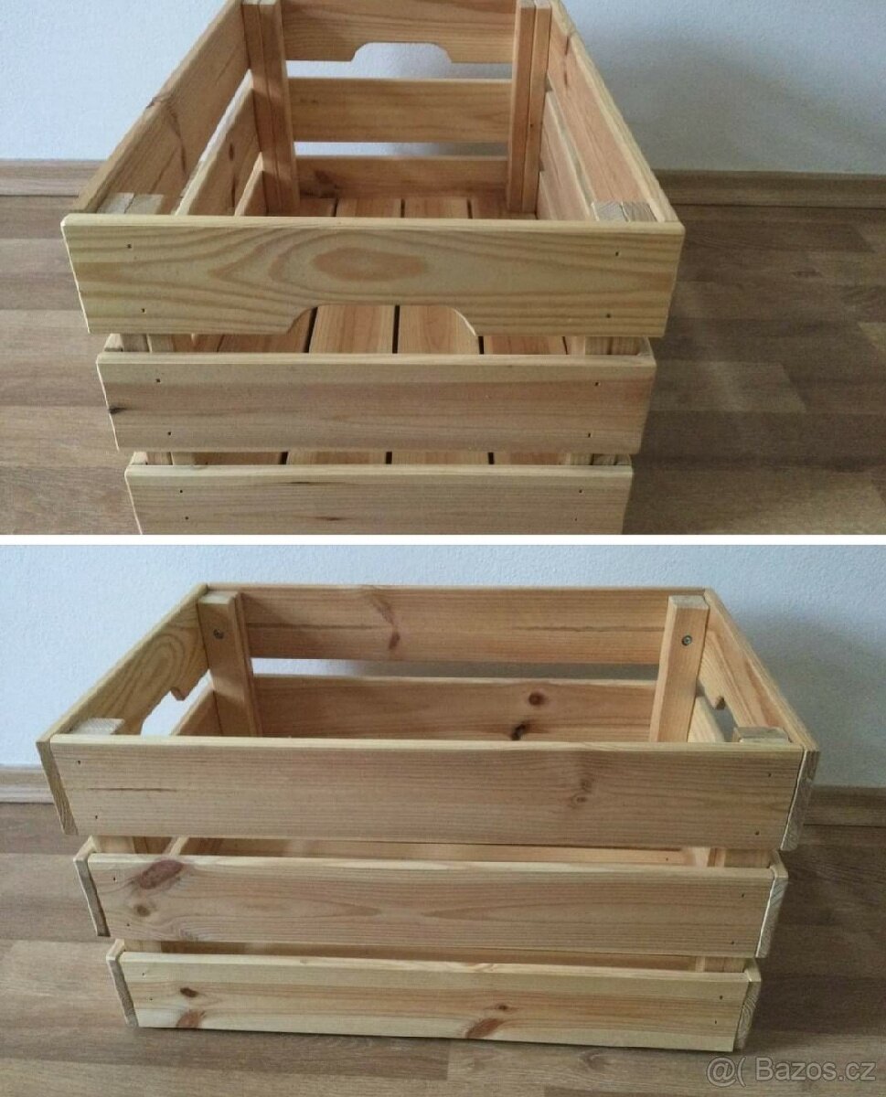 Dřevěné krmítko, ptačí budka, stolička, bedýnka
- 9