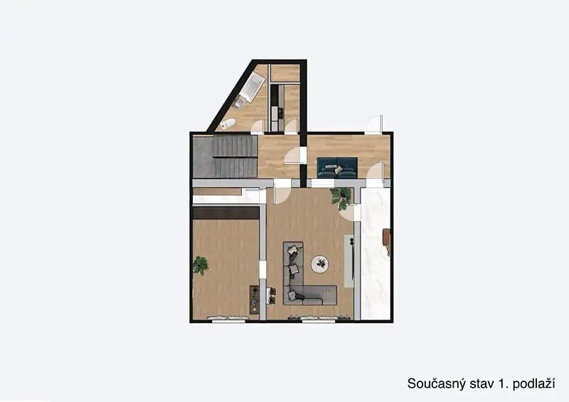 K pronájmu nabízíme dvoupodlažní rodinný dům 5+1 - Přelouč - 9