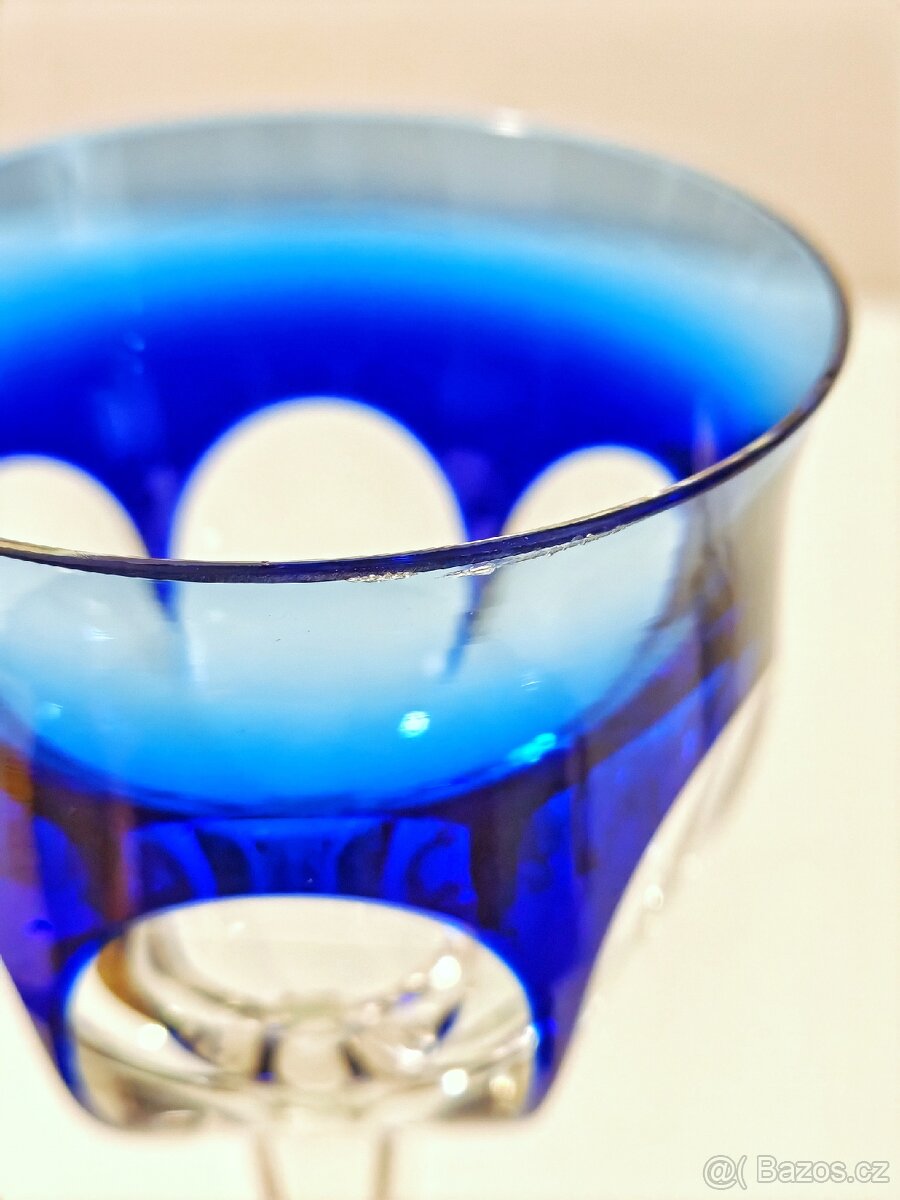 3 skleničky Moser - 9