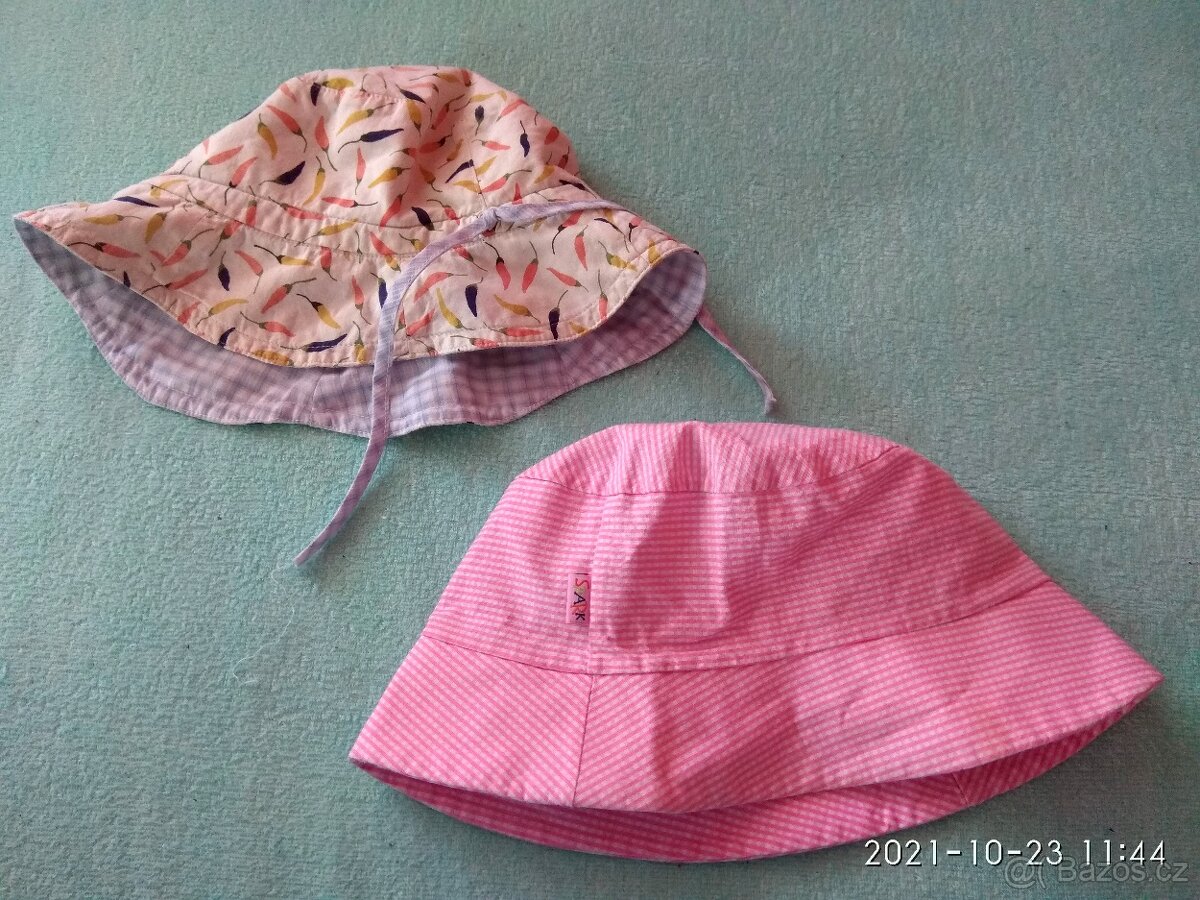 Dětské čepice a kšiltovky do věku 6let - 9