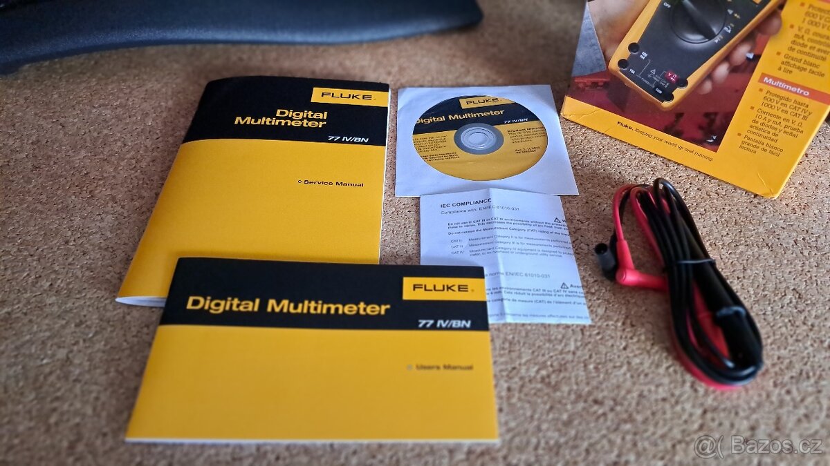 NOVÝ profi multimetr Fluke 77IV (ne 177 vyroben 01/23) - 9