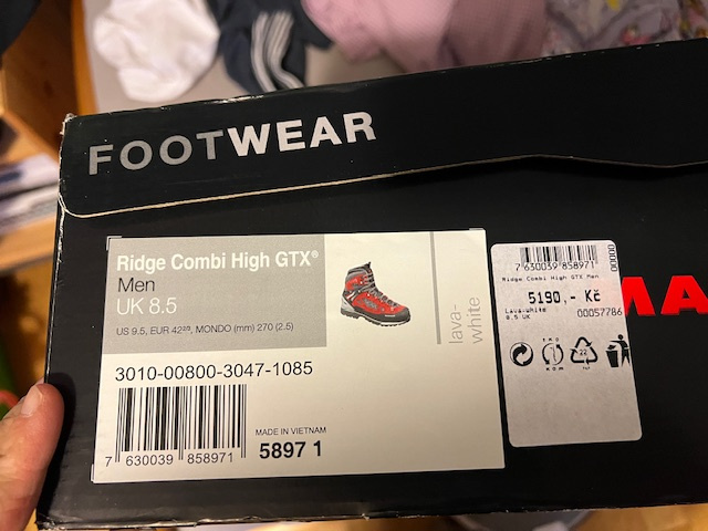 Pohorky Mammut vel. 8,5 - 9