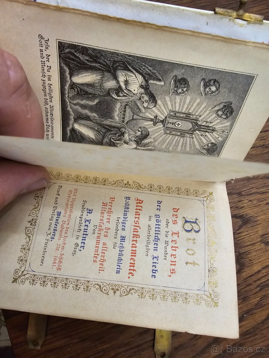 Sbírka 10ks starožitných církevních- modlitebních knížek - 9