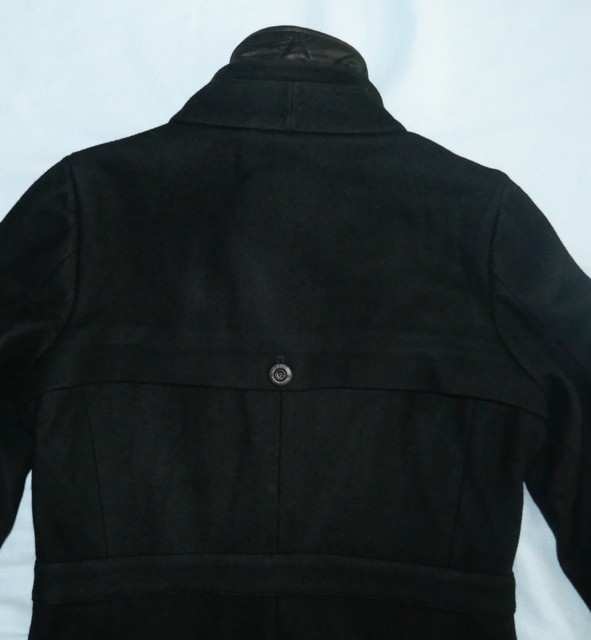 Kvalitní černý vlněný kabát/paleto, vel. S, zn. G-Star - 9