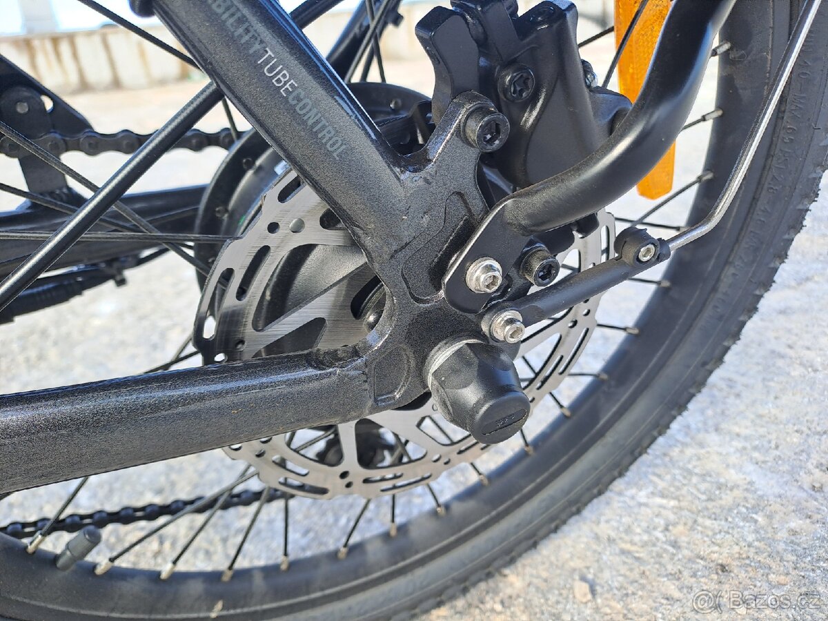 Skládací elektrokolo, 18ah baterie, najeto 160km - 9