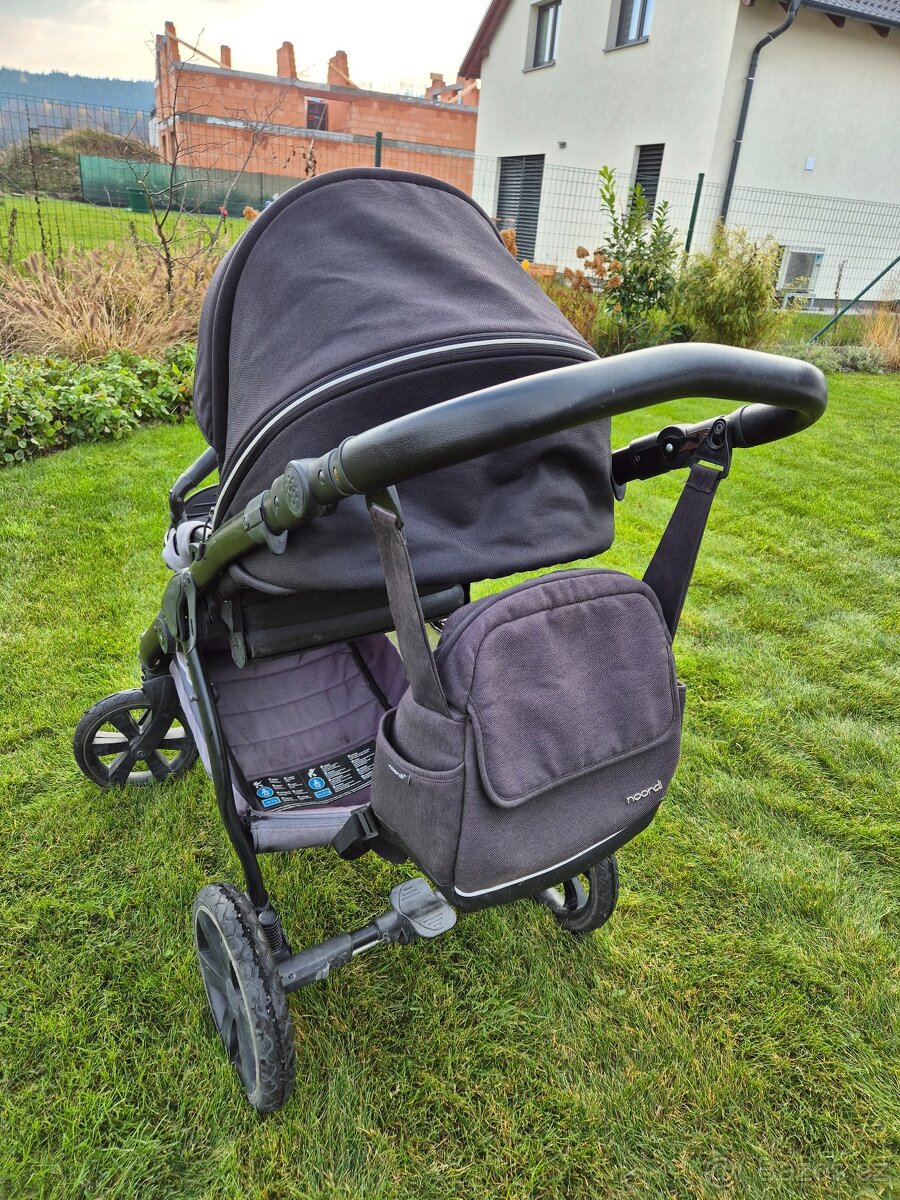 Kombinovaný kočárek Noordi Fjordi III 2022 2v1 - korbička/sp - 9