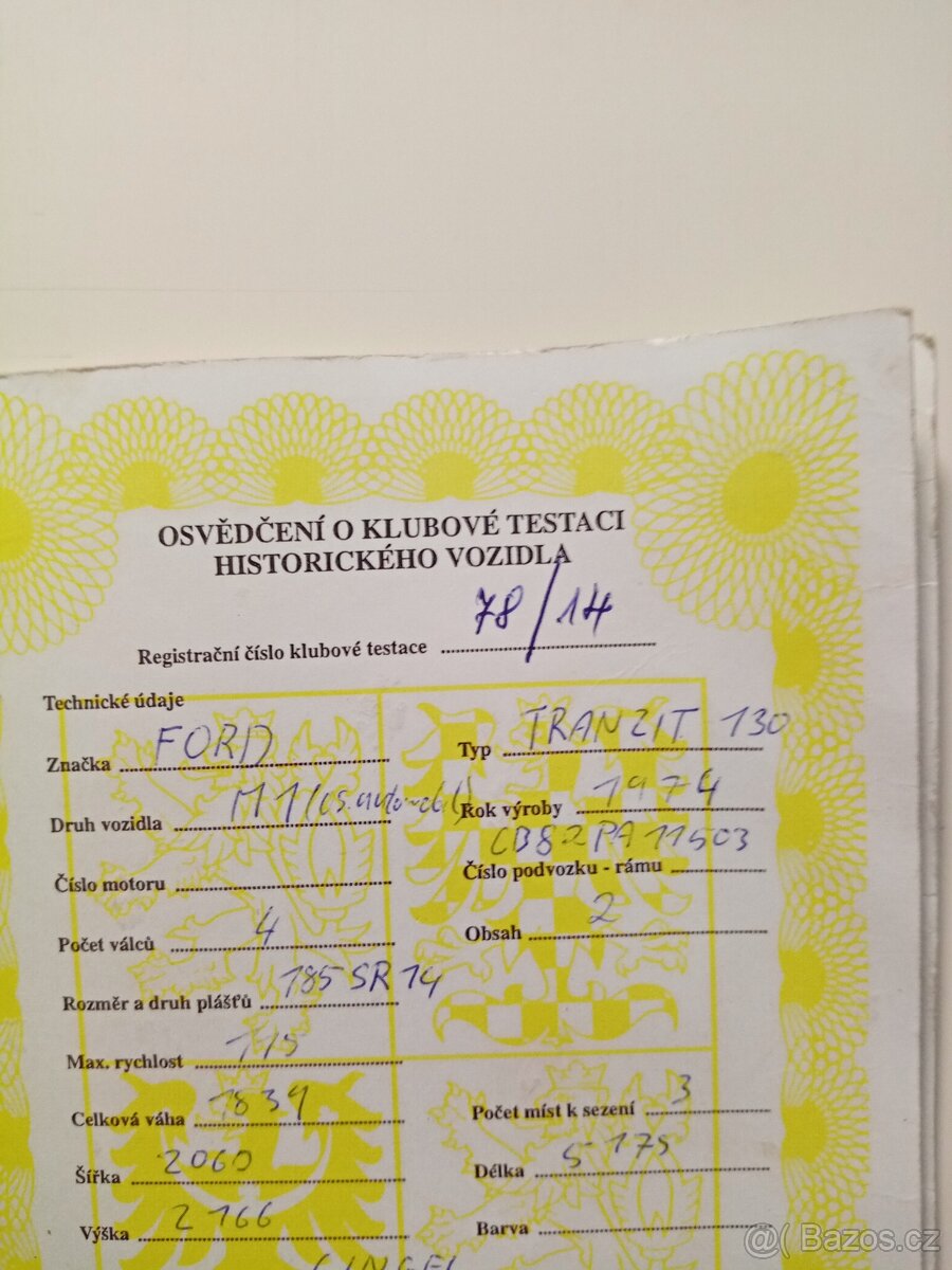 Ford Transit Mk1 2.0 benzin V4 Tupláky - 9