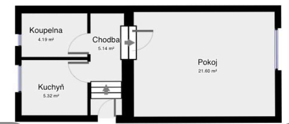 Pronájem bytu 1+1 Praha 5 - Smíchov - 9