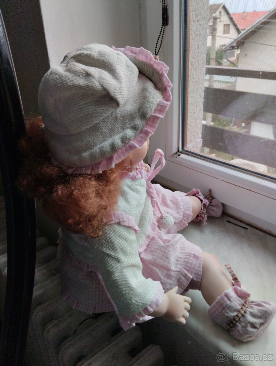 Porcelánové panenky sedící - 9