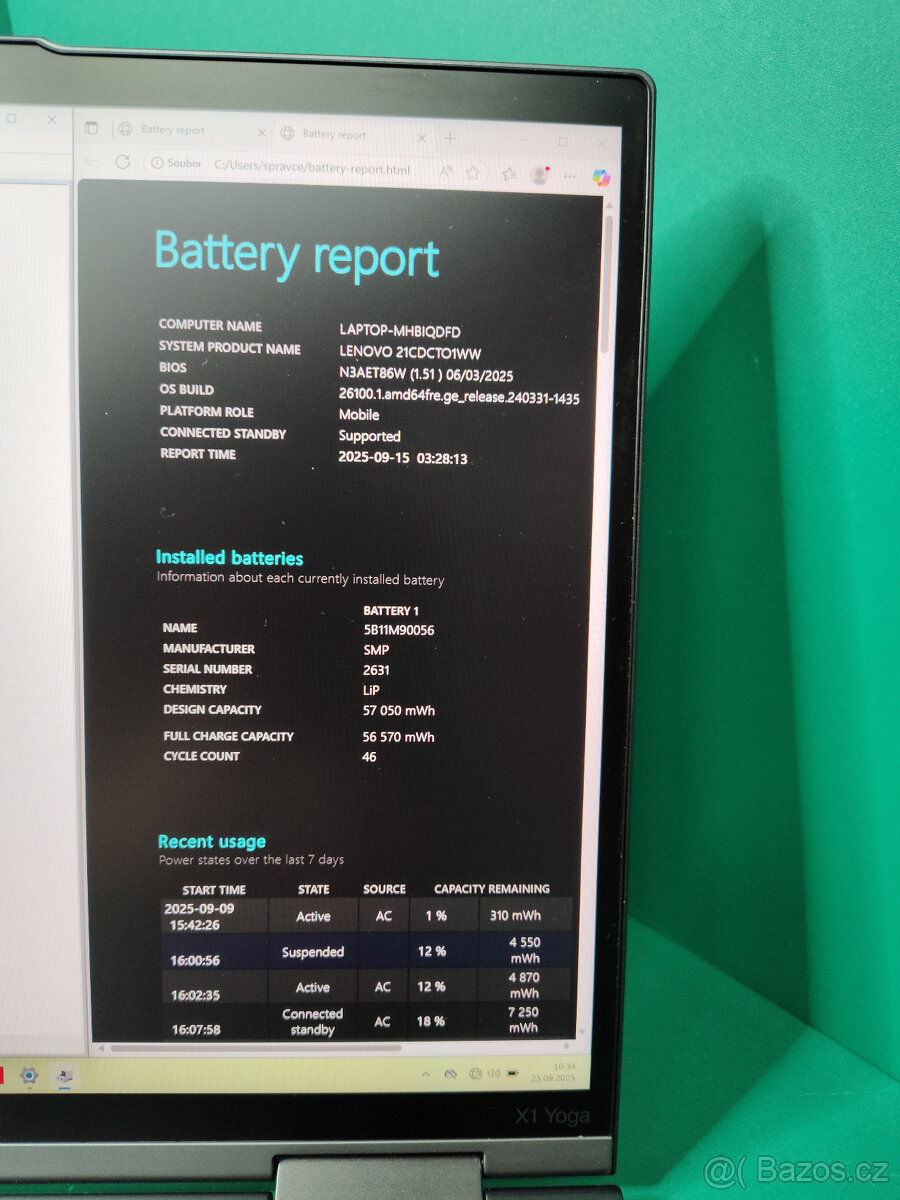 Lenovo ThinkPad X1 Yoga g7 i7-1270p 32/512GB√400nit√1r.z√DPH - 9