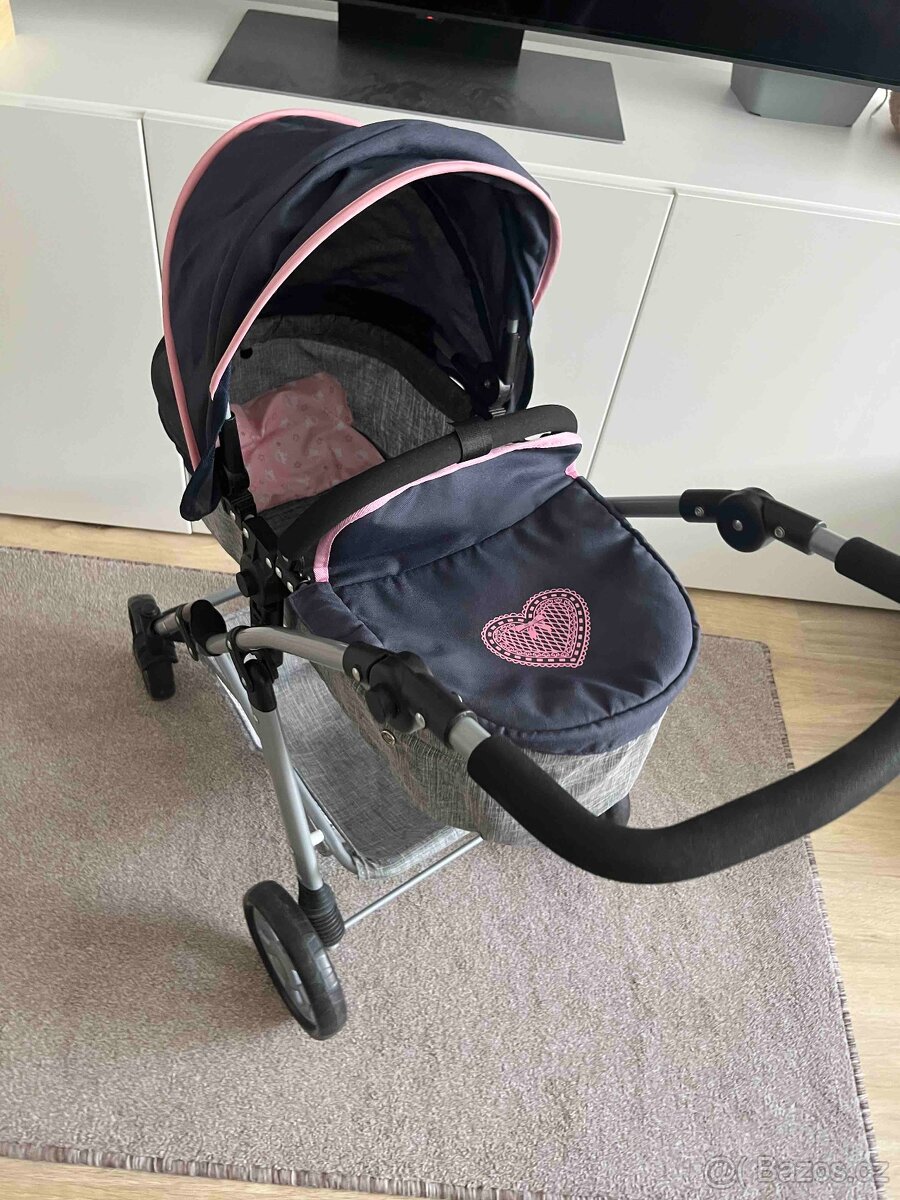 Kočárek na panenku zn. Chic - téměř nový - 9
