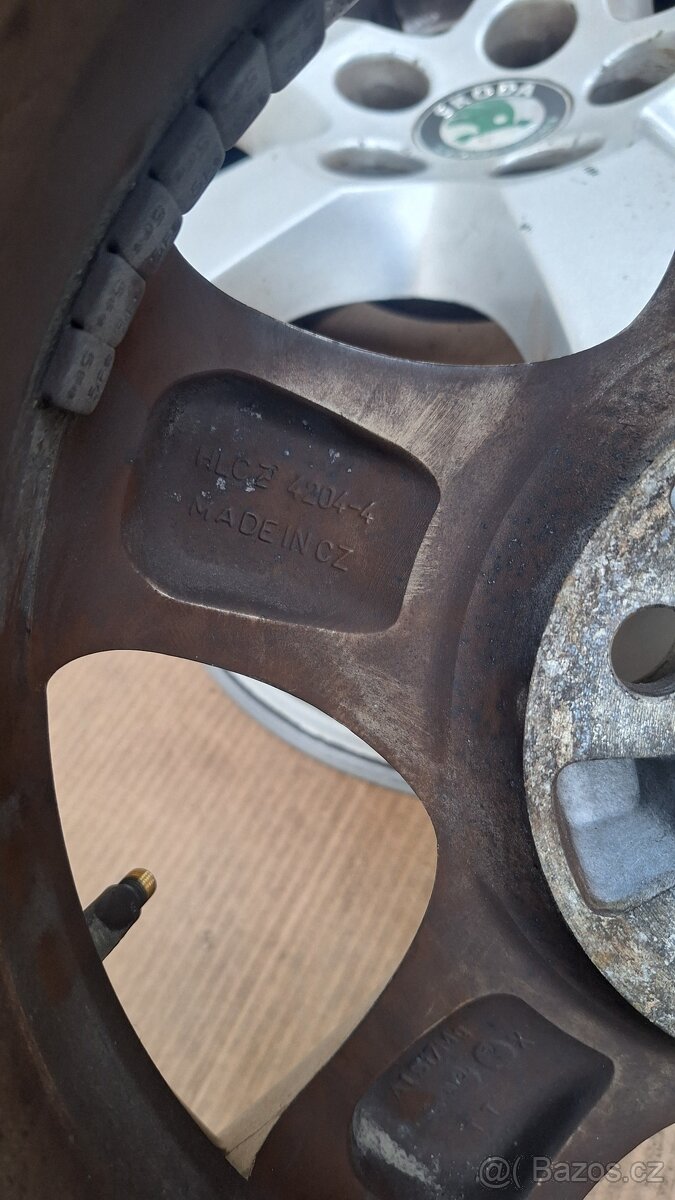 Alu kola Škoda 14" 5x100 6J ET43 Fabia VW Seat - 9