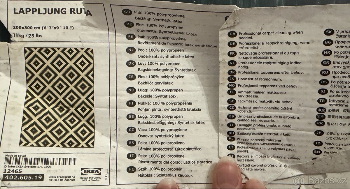 TV stolek Hemnes & koberec Lappljung Ruta | IKEA - 9