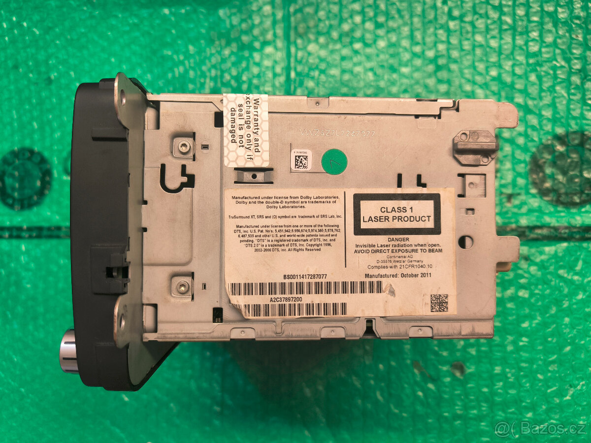 VW Originál RNS 510 led,SD,DVD,Navi,Rádio,Telefon-TOP - 9