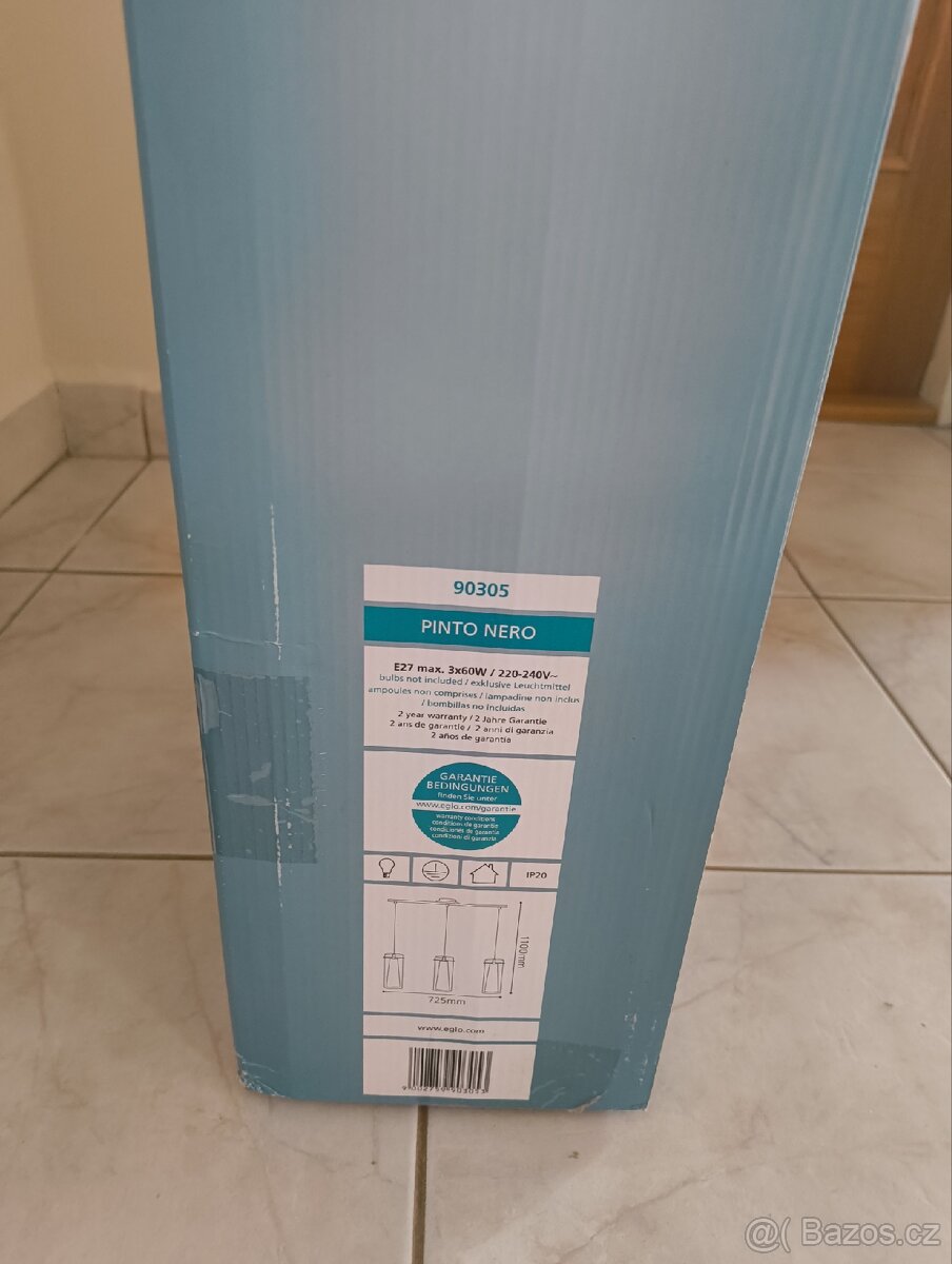 Lustr trojramenný designový - 9