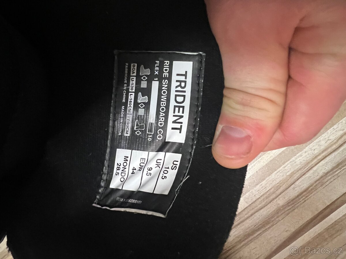 Snowboard boty RIDE TRIDENT BOA - vel. 44 (28,5) - 9