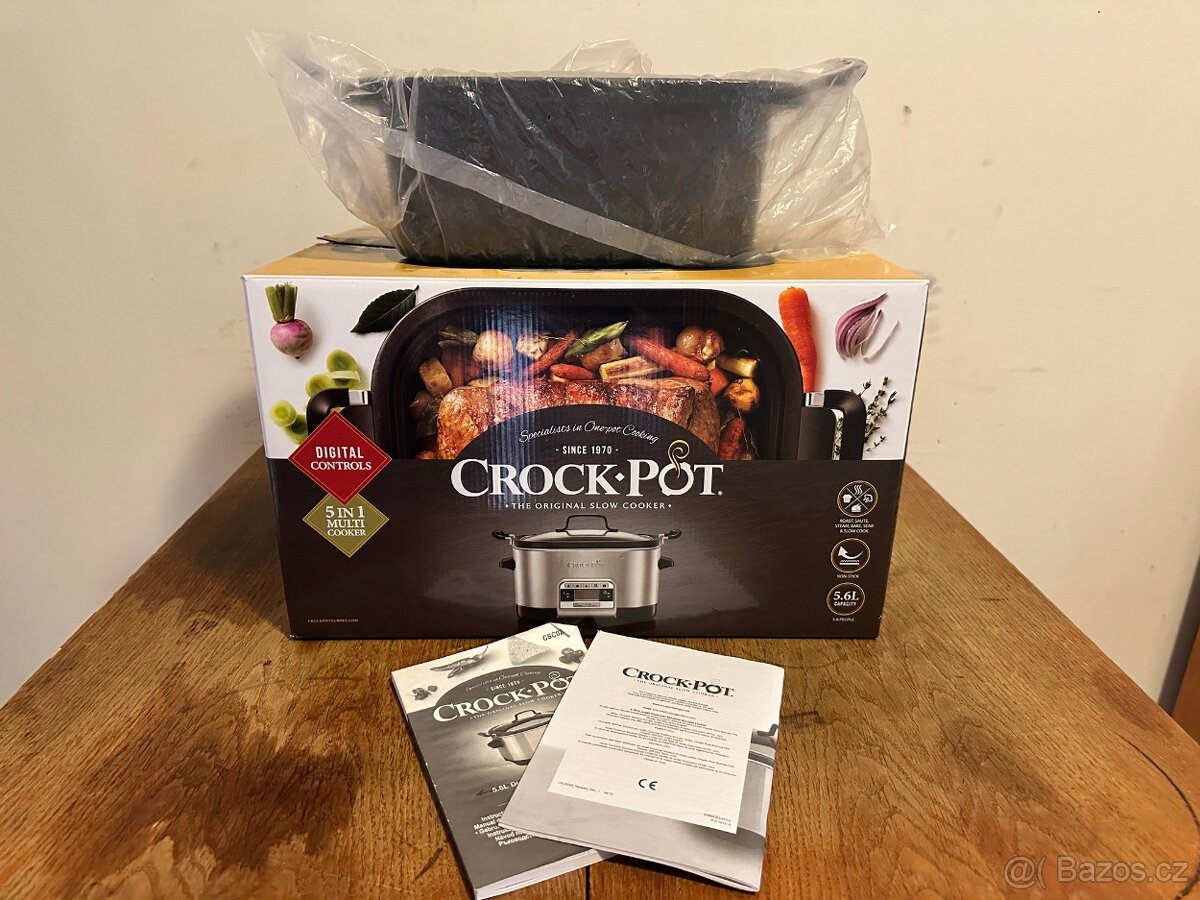 Multifunkční hrnec CrockPot (5,6ll) + NÁDOBA NAVÍC-TOP STAV - 9