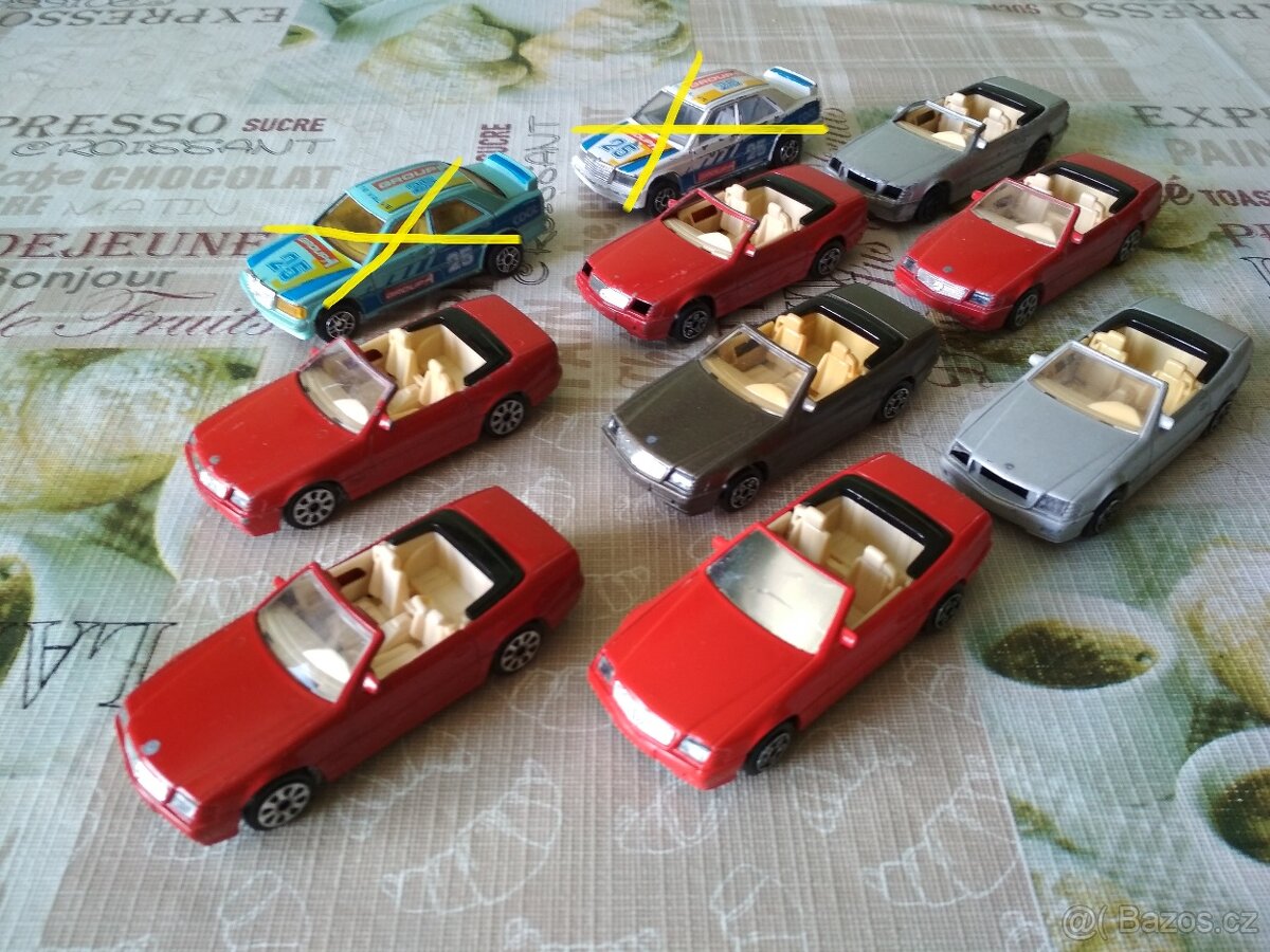 autíčka - modely Mercedes - 9