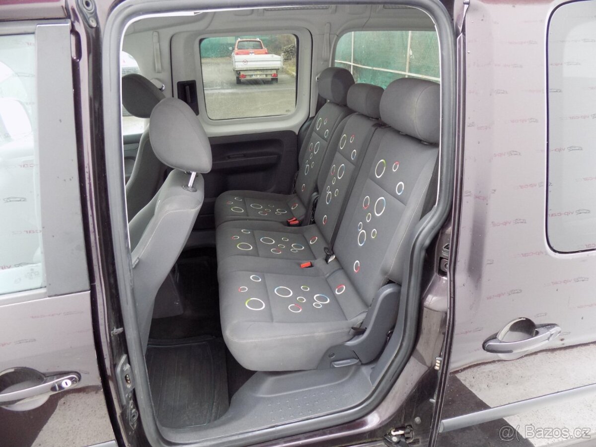 Volkswagen Caddy 2.0i/MAXI/CNG/7.Míst/klima/ - 9
