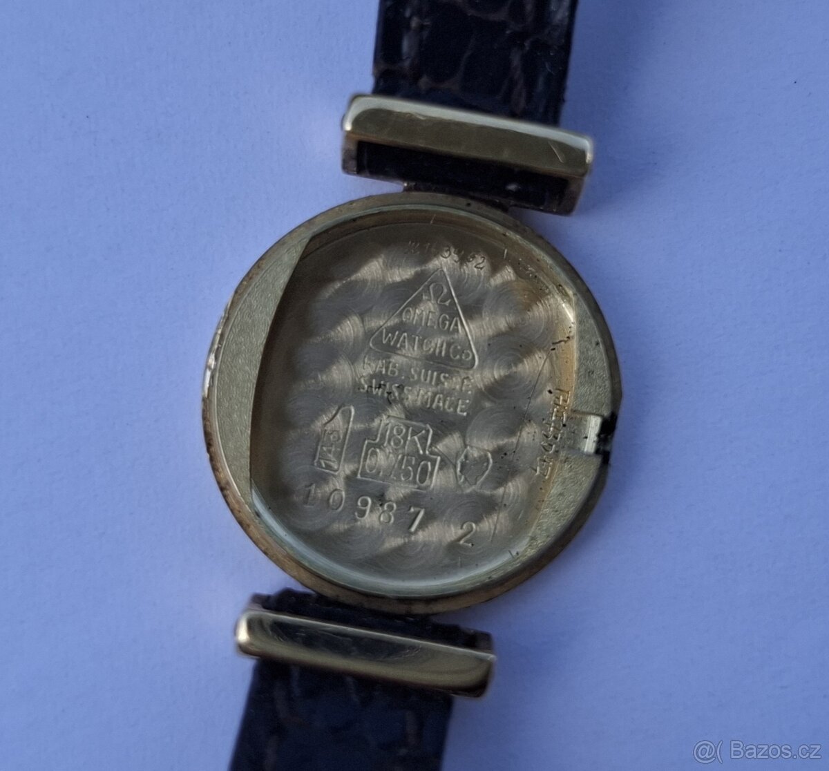 Dámské zlaté náramkové hodinky Omega 18K - 9