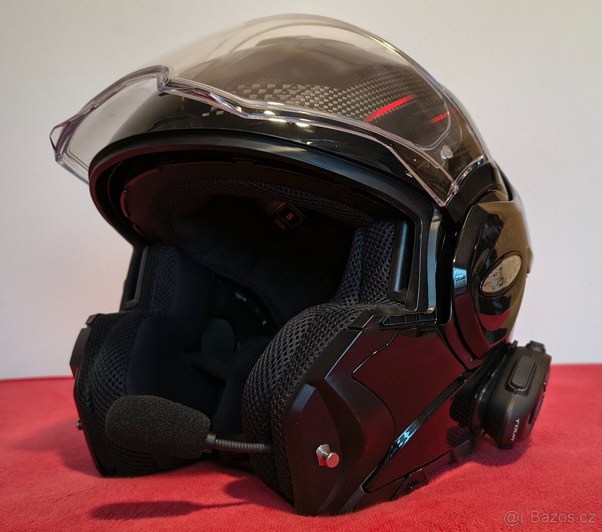 Překlápěcí přilba Scorpion Exo-Tech, vel.S + Interphone Tour - 9