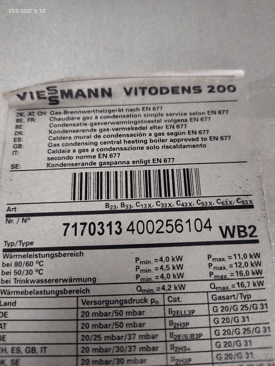 VM Vitodens 200 - 9