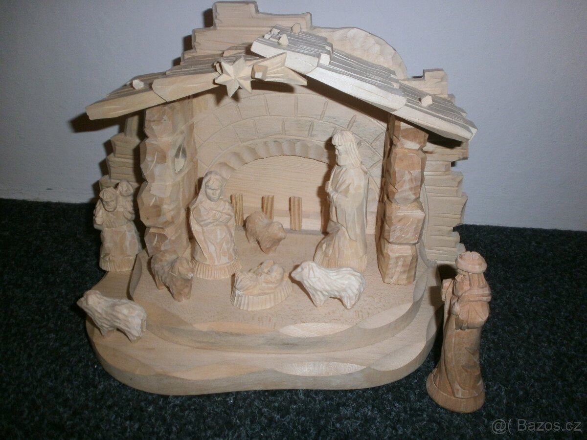 Dřevěný betlém 14B8 - 9