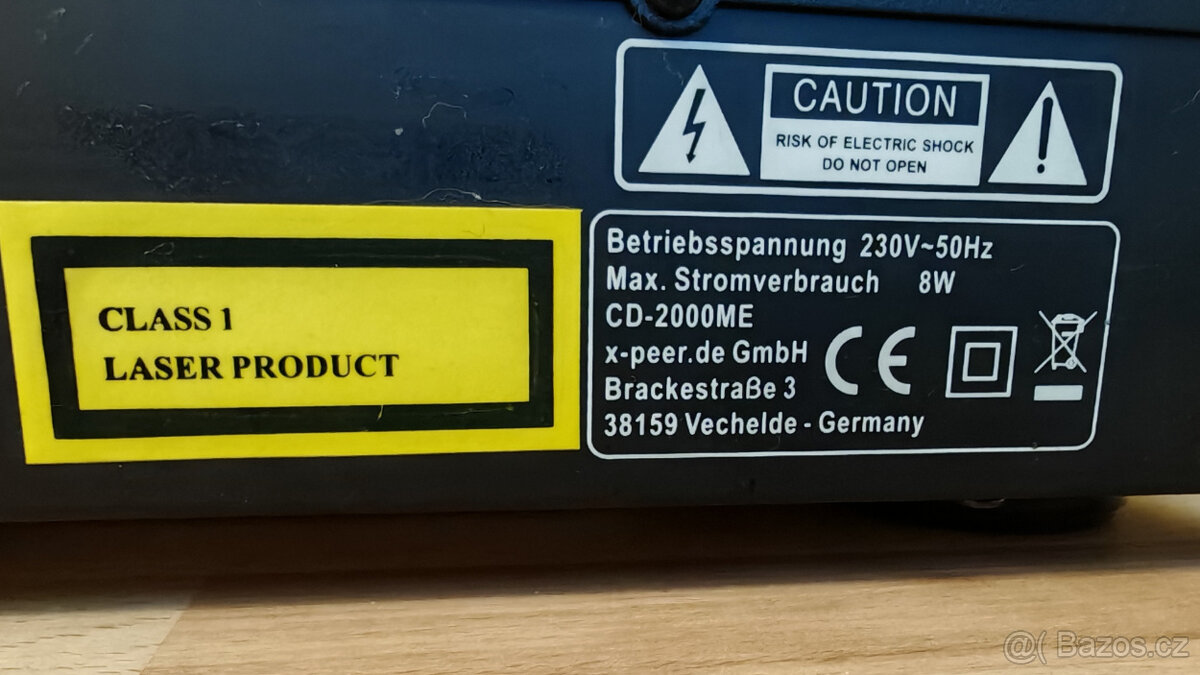 CD přehrávač X-4 TECH CD-2000ME - 9