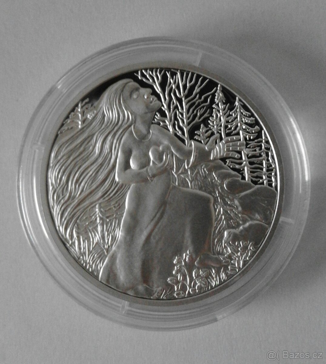 Sada 5 ks stříbrných medailí Strážci českých hor. - 9