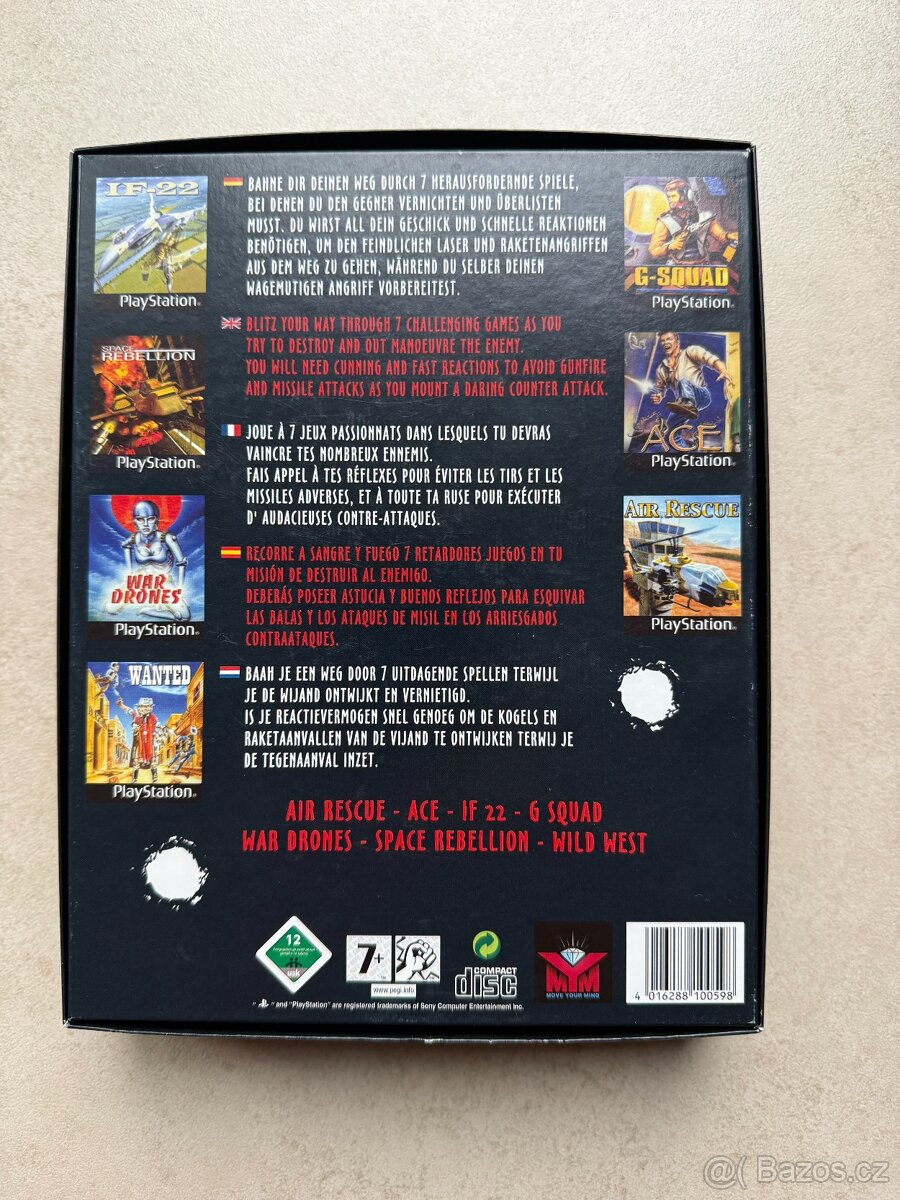 Playstation1 - 7 SHOOT games PAL,OVP - 9