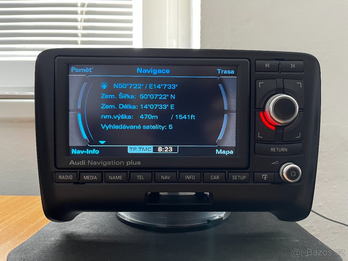 Audi Navigation Plus - RNS-E - TT 8J (RNSE) - LED verze - 9