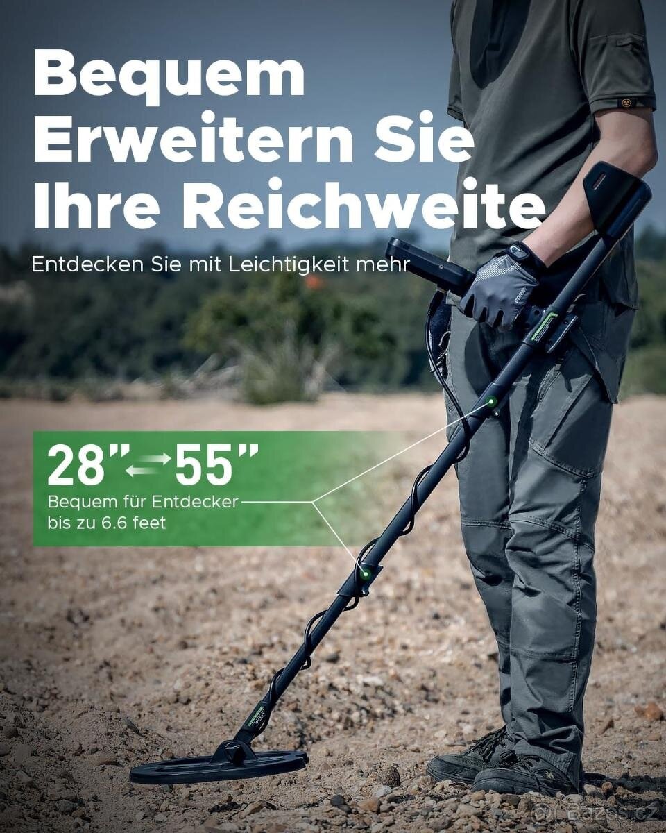 Detektor kovů Hazlewolke DD60 - 9