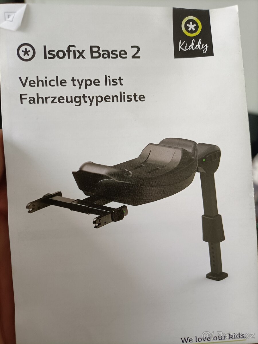 Autosedačka Kiddy se zakladnou na isofix - 9