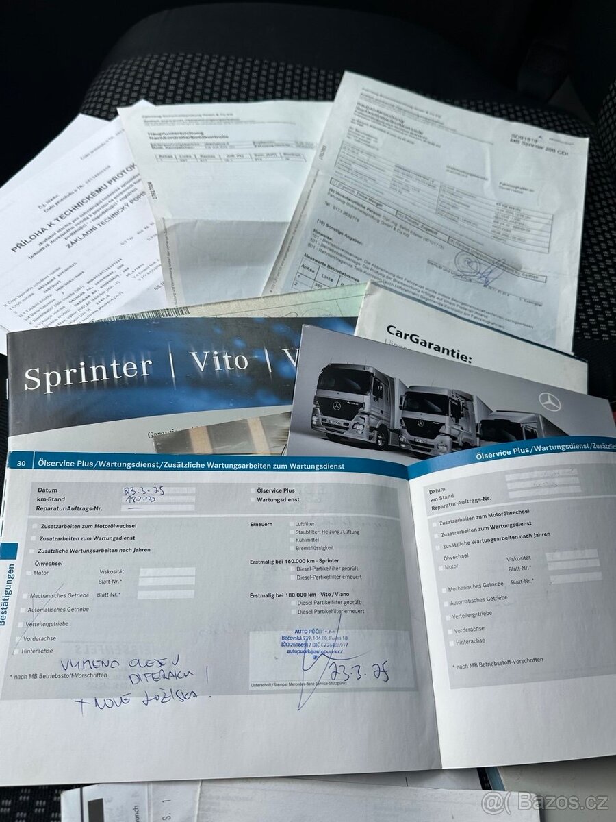 Mercedes sprinter 9 míst 209 CDI, NOVÁ STK, servisni kniha - 9