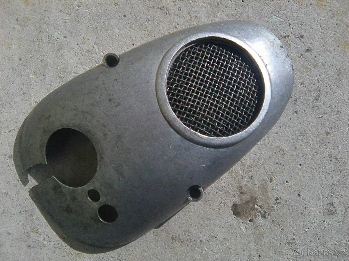 čz 125/150 b,t,c ND-kryty motoru,zástěrka,výfuky s koleny... - 9