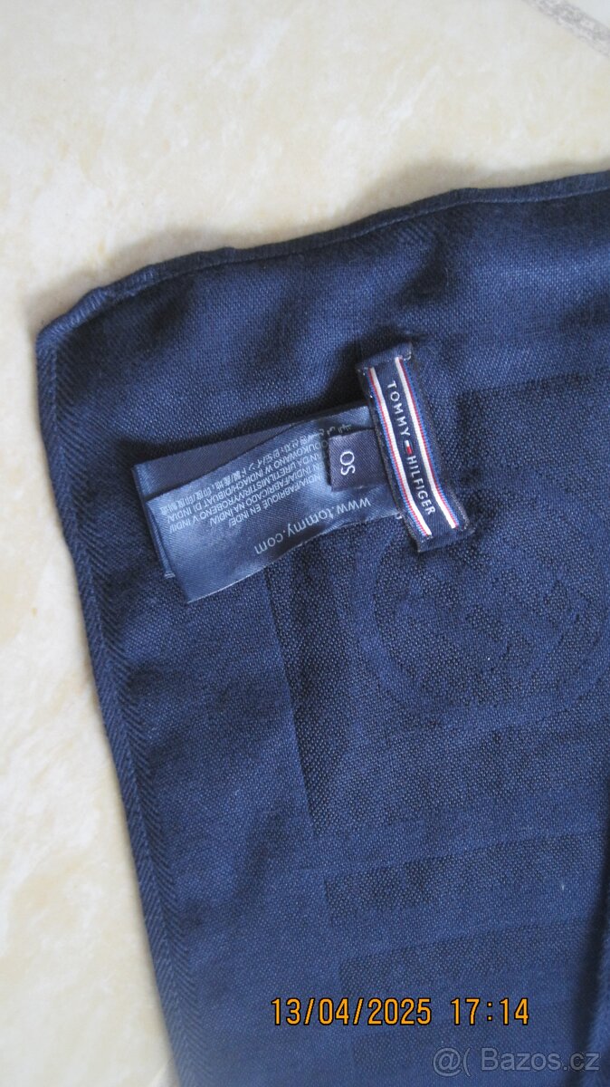 Šála TCHIBO, čepice černá s bambulí LINDEX - 9