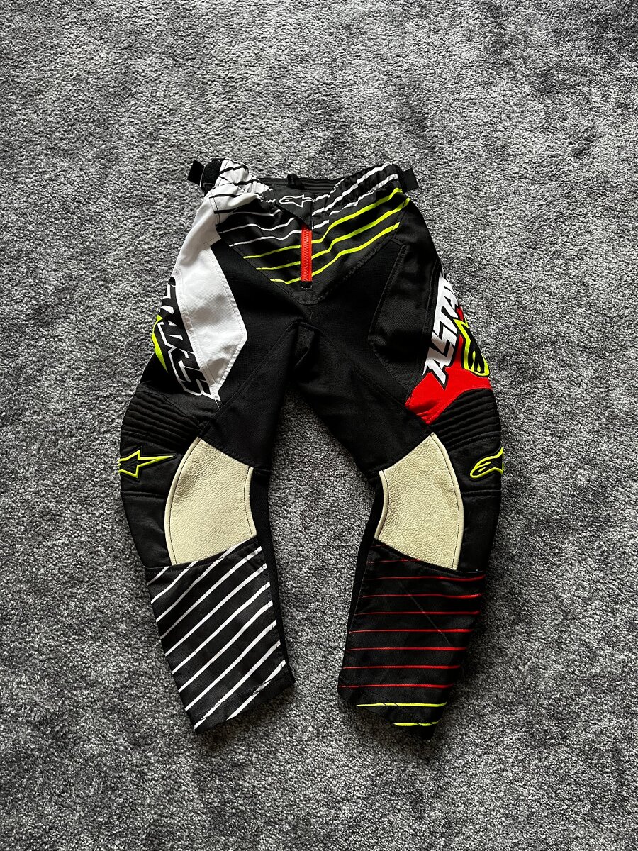 2x Dětské Mx enduro kalhoty Alpinestars Thor vel 22 - 24 - 9