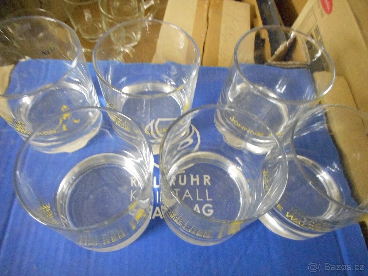 Sklo panáky Johnnie Walker - 9