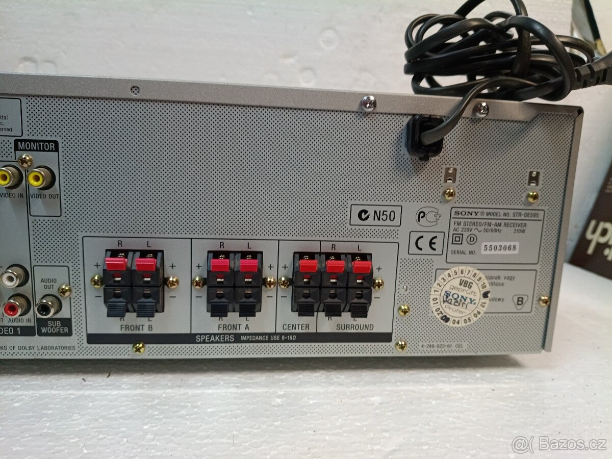 Sony STR-DE595 Audio-video přijímač - 9