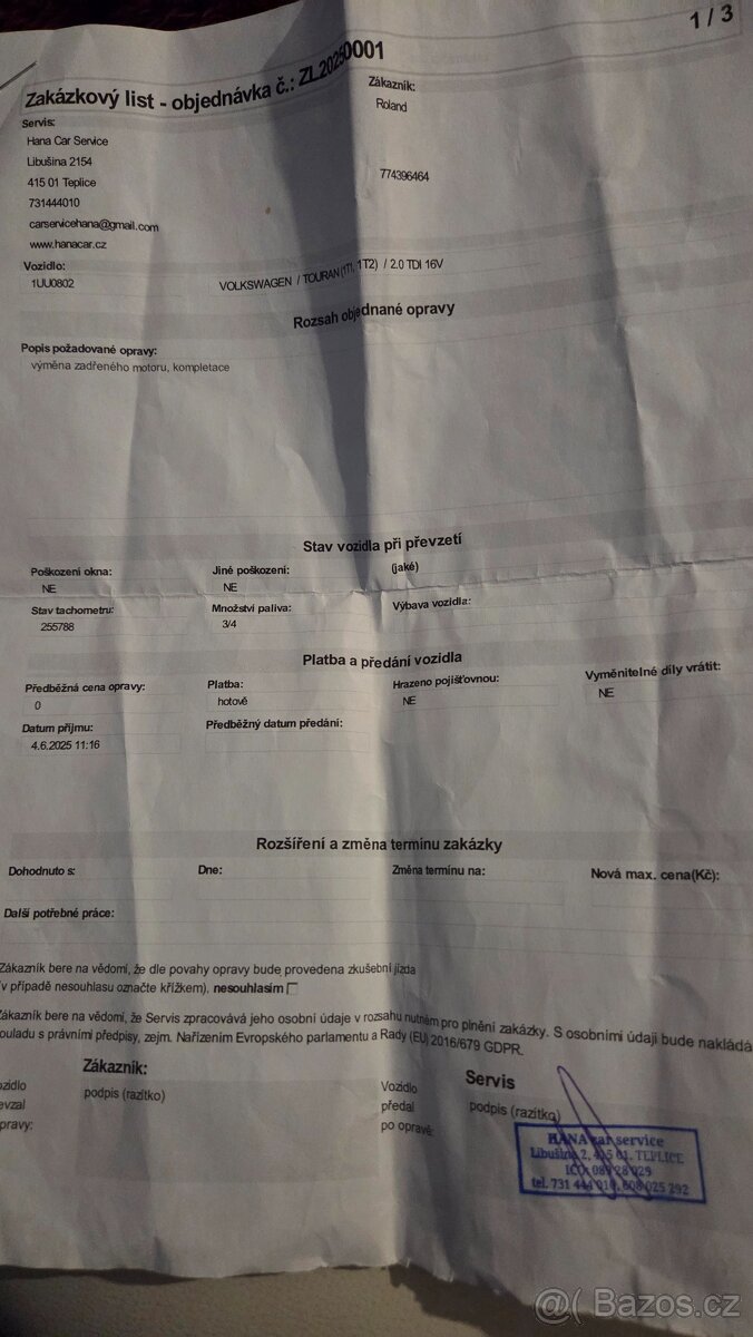 7, MISTNY VOLKSWAGEN TOURAN - 9