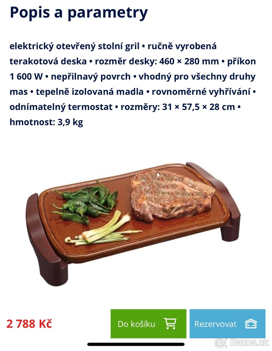 Stolní elektrický gril - 9