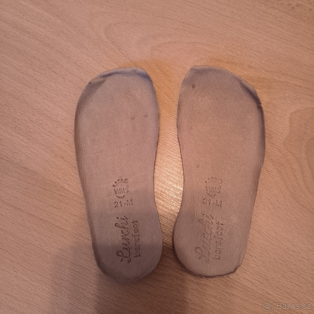 Celoroční kožené barefoot boty Lurchi modre vel. 21 - 9