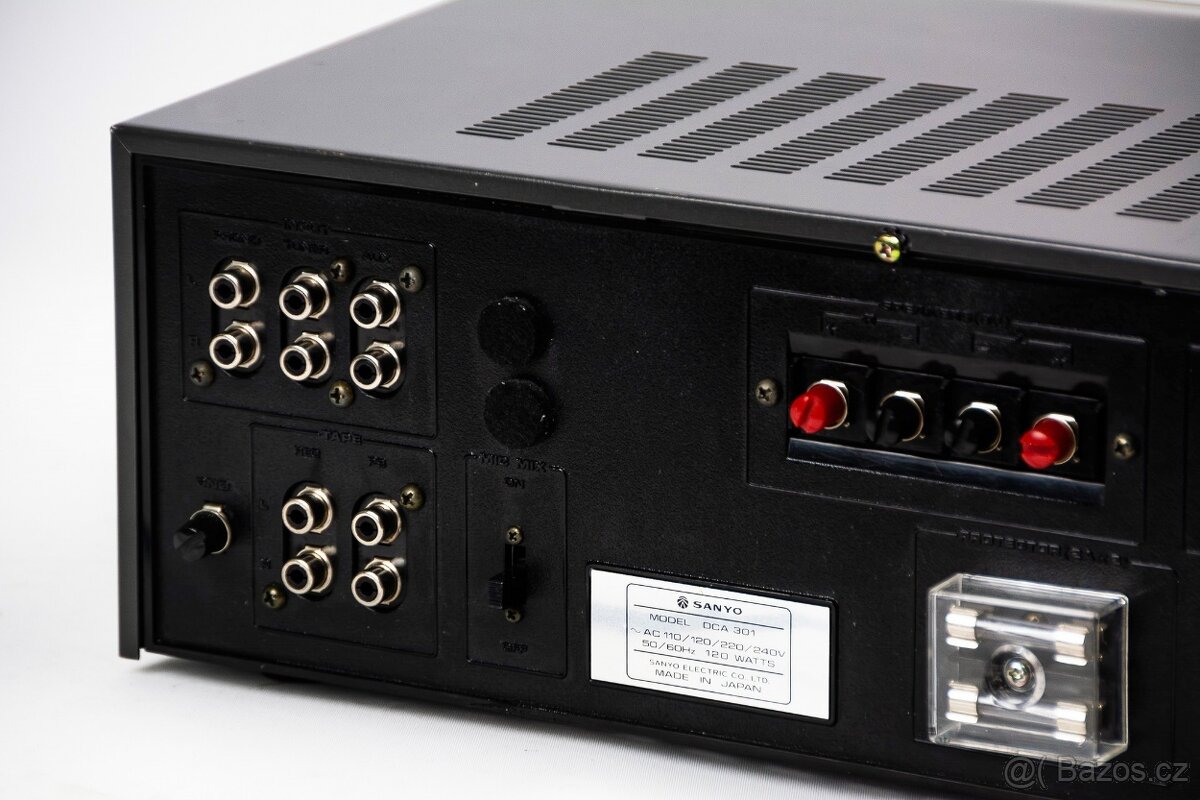SANYO DCA-301 / analogový japonský zesilovač - 9