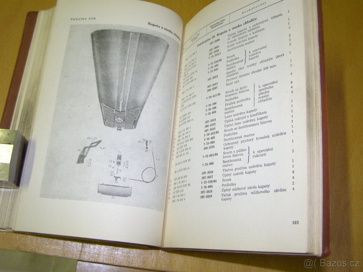 Prodám katalog náhradních dílů IFA F9 - 9