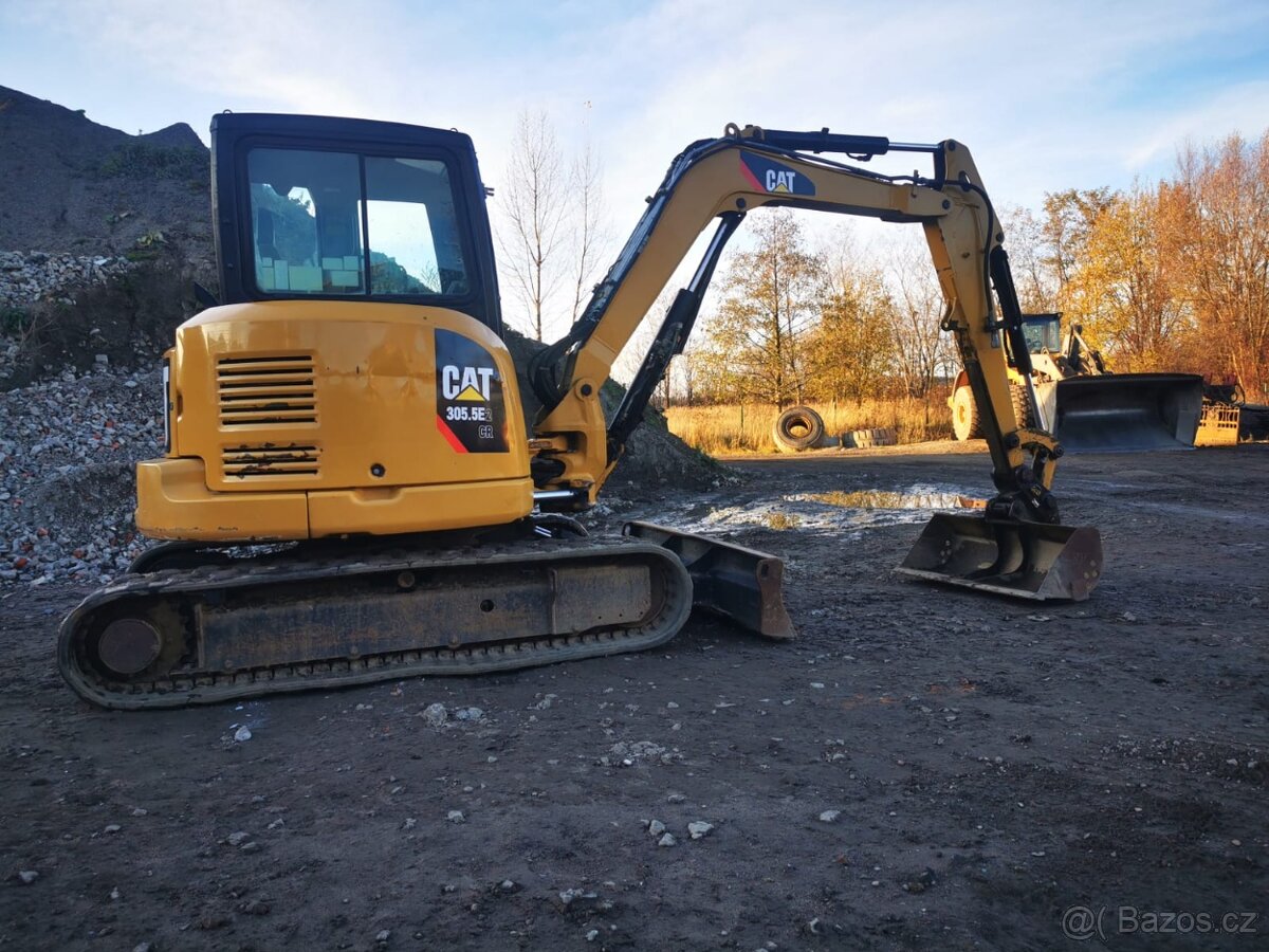 Minibagr bagr.Caterpillar 305.5e ne kubota.jcb - 9