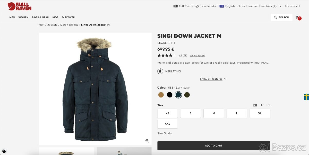 Péřová bunda Fjallraven Singi Down Jacket M - 9