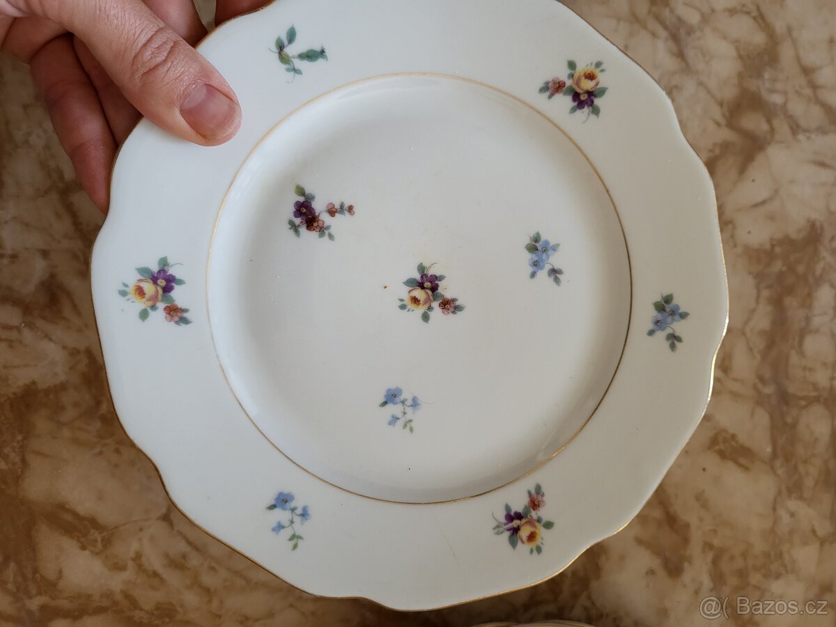 Neúplná původní sada porcelánu "Rakouská házenka" - 9