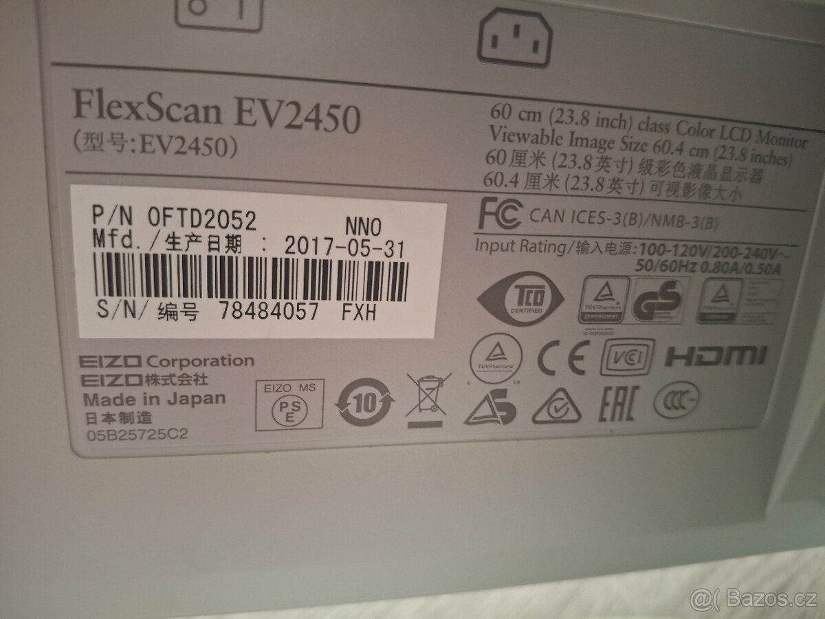 Monitor EIZO FlexScan EV2450 - 9