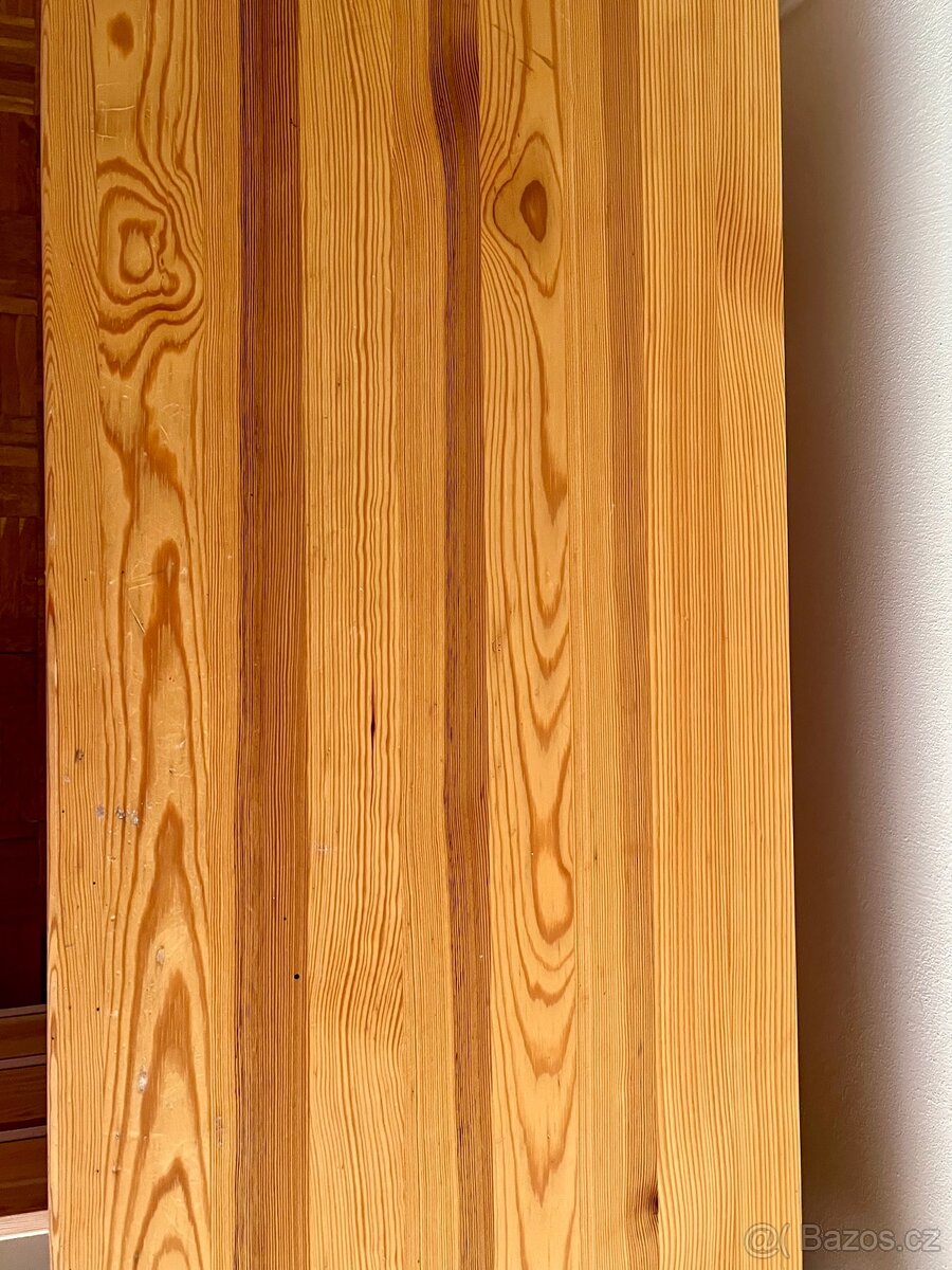 Psací stůl z masivu (borovice) + židle - 9