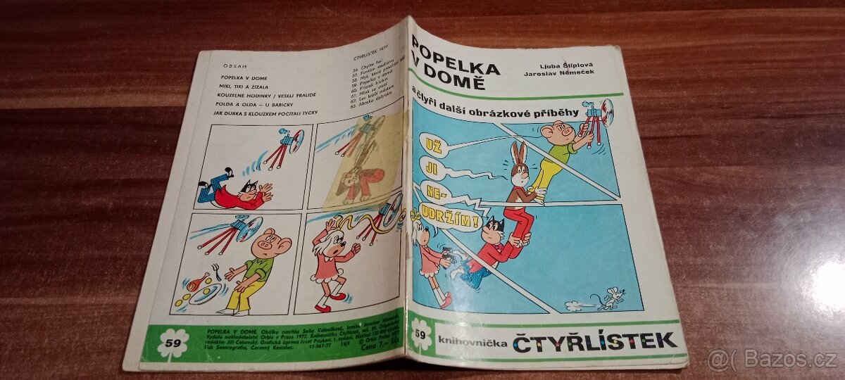 Čtyřlístek č. 56 - 63. Ročník 1977 - 9